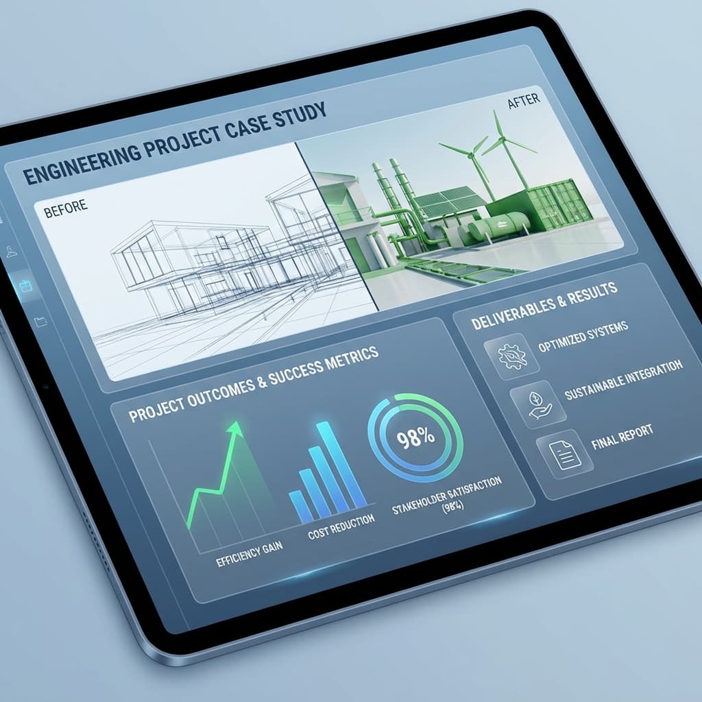 Project results and success metrics visualization